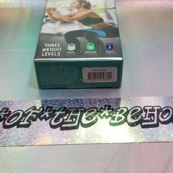 3-Pack Resistance Band Set, 3 Weight Levels - SEALED/NEW - Picture 2 of 4